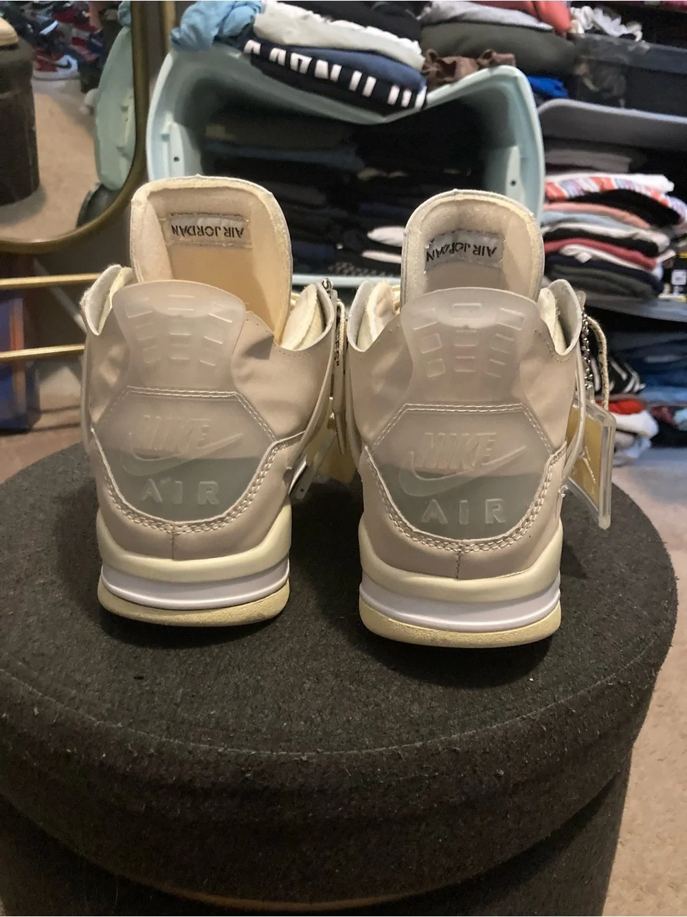 Jordan 4 off-white Sails High-Top Sneakers